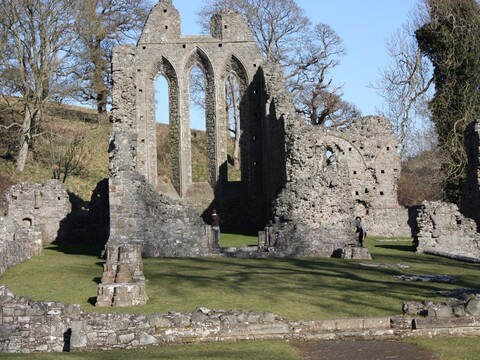 Inch abbey ruins